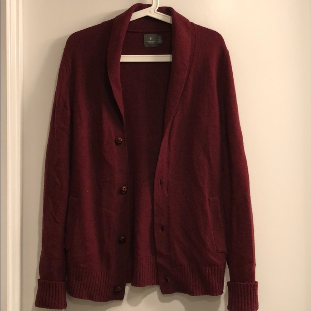 Lambswool Shawl Collar Cardigan (Men’s XS)